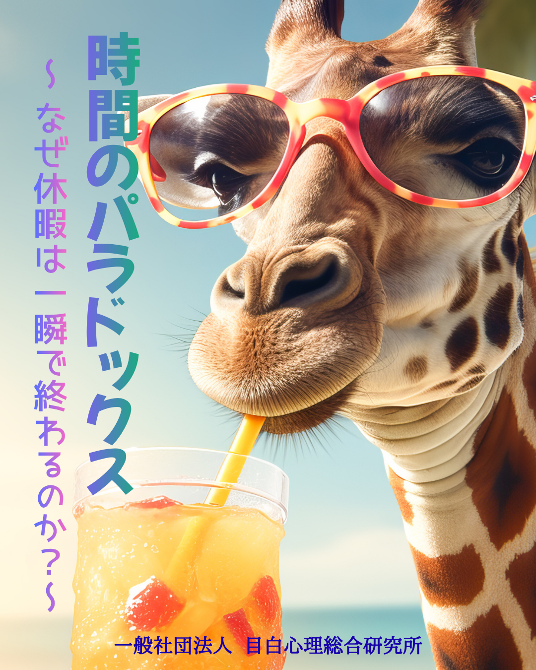 時間のパラドックス　～ なぜ休暇は一瞬で終わるのか？～